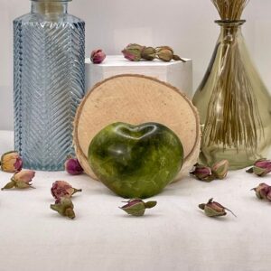 coeur opale verte 1