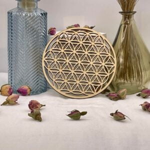 fleur de vie en bois