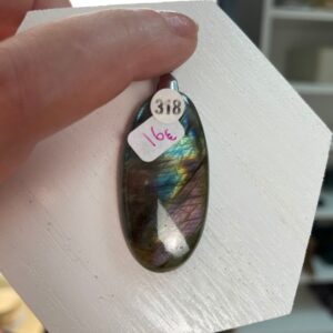 Pendentif labradorite 318